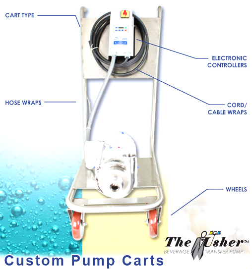 Customise your Usher Beverage Transfer Pump Cart