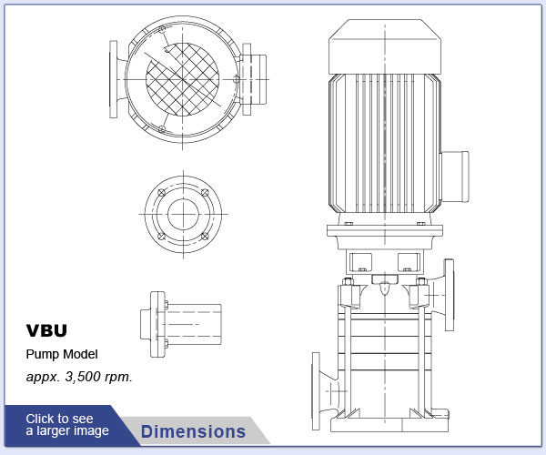 EDUR VBU Pump Dimensions