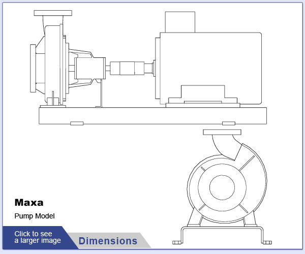 Hilge MAXA Pump Dimensions
