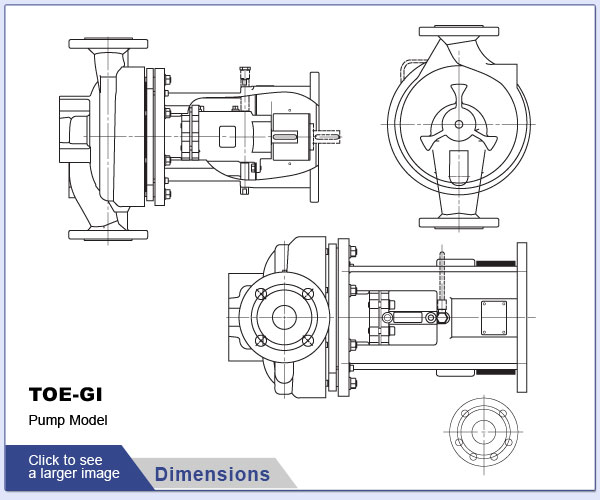 SPECK - TOE-GI - Pump Dimensions