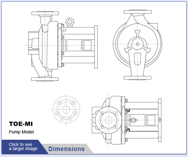SPECK TOE-MIPump Dimensions