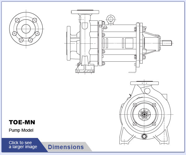 SPECK - TOE-MN - Pump Dimensions