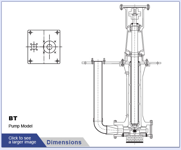 Tecnium BT Pump Dimensions